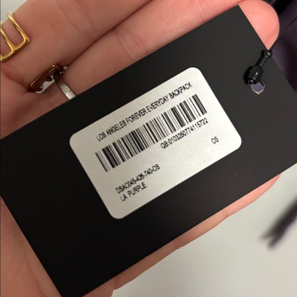 Darc Sport LA Logo Purple Backpack NWT - Picture 6 of 6